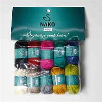 Nako Mini Package of 10 Bright Colours 100% Premium Acrylic #2 Weight Yarn